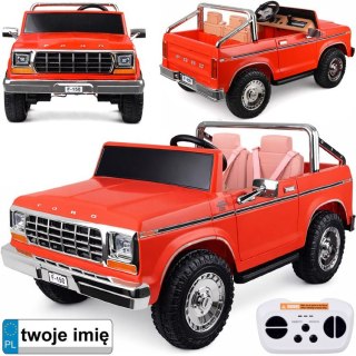 Auto na akumulator Dwu Osobowy Klasyczny Ford Bronco Autko Pickup PA0338