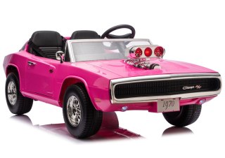 Auto Na Akumulator Dodge Charger R/T DLS-K12 24V7Ah Różowy