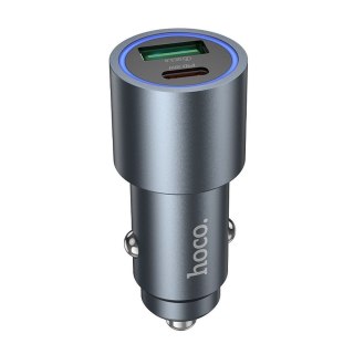 Ładowarka samochodowa Hoco USB A + USB C QC3.0 PD 48W Z60 czarna