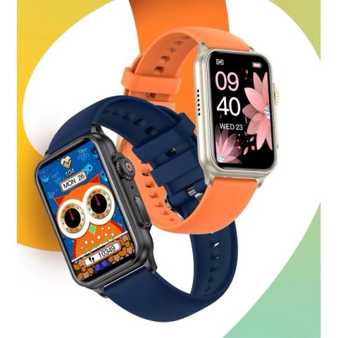 Smartwatch Damski RUBICON RNCF06 Black SMARUB215 N/A