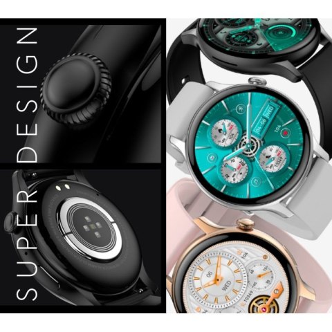Smartwatch Damski RUBICON RNCF10 Silver/Grey SMARUB238 N/A