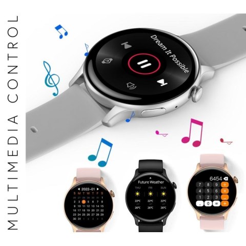 Smartwatch Damski RUBICON RNCF10 Silver/Grey SMARUB238 N/A
