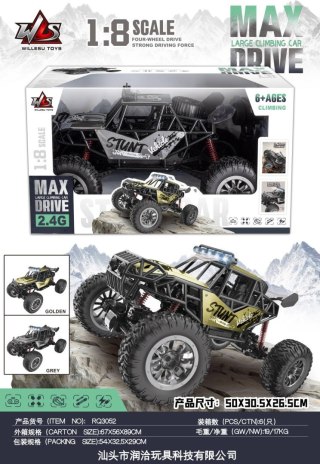 R/C Crawler STUNT Racing Szary 1:8