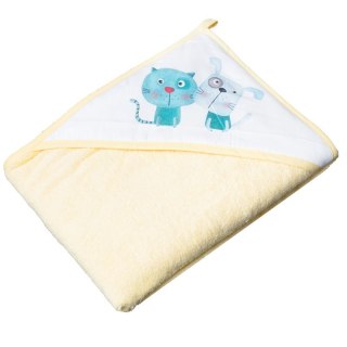 Okrycie kąp.80x80 pies,kot żół TEGA