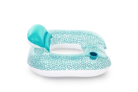 DMUCHANA PODUSZKA KOŁO DO PŁYWANIA NIEBIESKIE 102 x 94 CM BESTWAY 43097