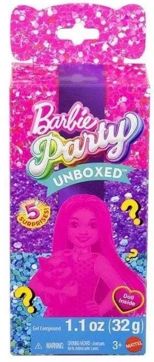 BARBIE PARTY UNBOxED GLAM PARTY CHELSEA MIx