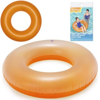 BESTWAY DUŻE KOŁO DO PŁYWANIA NEON POMARAŃCZOWE 91CM 36025