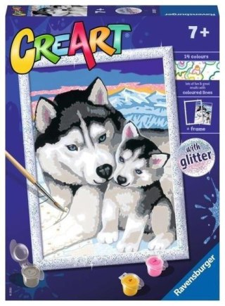 CREART DLA DZIECI: HUSKY