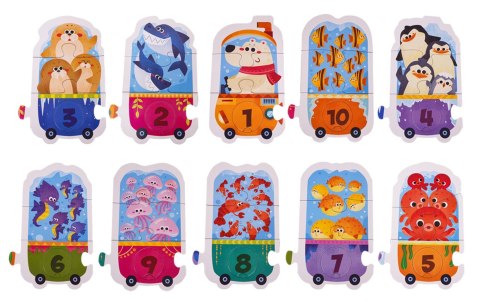 GRA EDUKACYJNA MATEMATYCZNA WAGONIKI