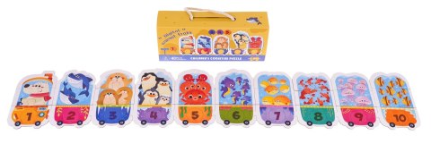 GRA EDUKACYJNA MATEMATYCZNA WAGONIKI