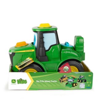 JOHN DEERE TRAKTOR JOHNNY NA KLUCZYK TOMY
