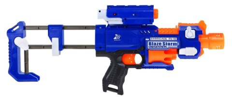KARABIN DLA DZIECI 8+ BLAZE STORM + 20 POCISKÓW Z PIANKI + CELOWNIK LASEROWY + KOLBA