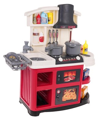 KUCHNIA ANEKS KUCHENNY Z FUNKCJĄ DŹWIĘKU I WODY 52EL. CZERWONA