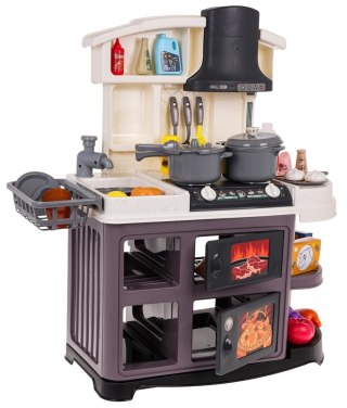 KUCHNIA ANEKS KUCHENNY Z FUNKCJĄ DŹWIĘKU I WODY 52EL. SZARA