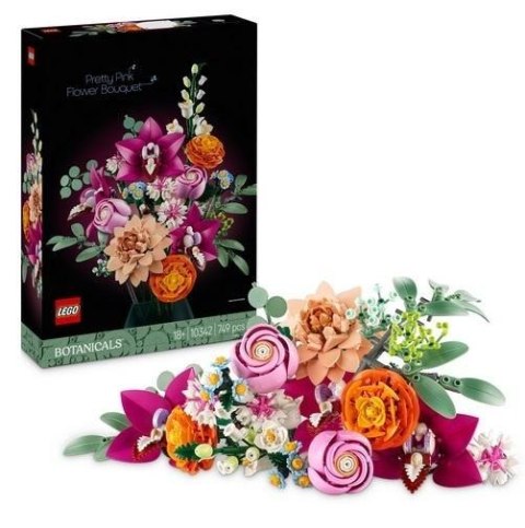 LEGO(R) BOTANICALS 10342 PIĘKNY BUKIET RÓŻOWYCH KWIA