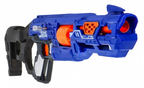 MANUALNY KARABIN DLA DZIECI 8+ BLAZE STORM MECHANIZM Z SUWAKIEM + 20 DŁUGICH POCISKÓW Z PIANKI