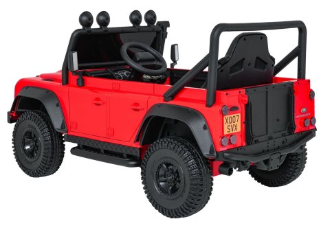 POJAZD LAND ROVER DEFENDER 110 SVX CONCEPT CZERWONY
