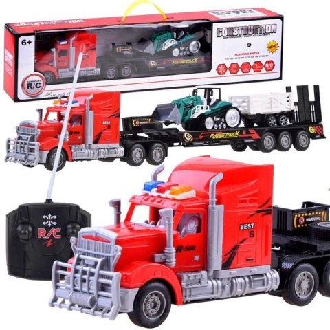 TIR LAWETA + TRAKTOR Z PRZYCZEPĄ ZESTAW R/C RC0208