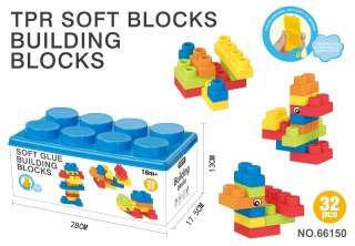 ZESTAW MIĘKKICH KLOCKÓW 32EL.