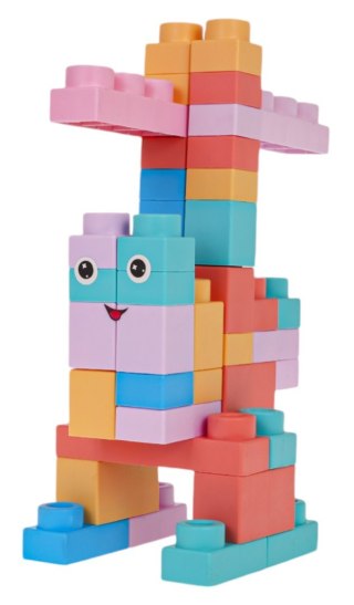 ZESTAW MIĘKKICH KLOCKÓW 44EL.