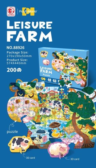 ZESTAW PUZZLI 200EL. FARMA