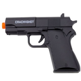 Mini Pistolet Broń Na Naboje I Łuski Czarny 13,5 cm