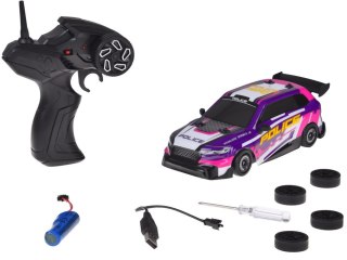 Auto do driftu zdalnie sterowane PODŚWIETLENIE wymienne opony 4WD RC0744